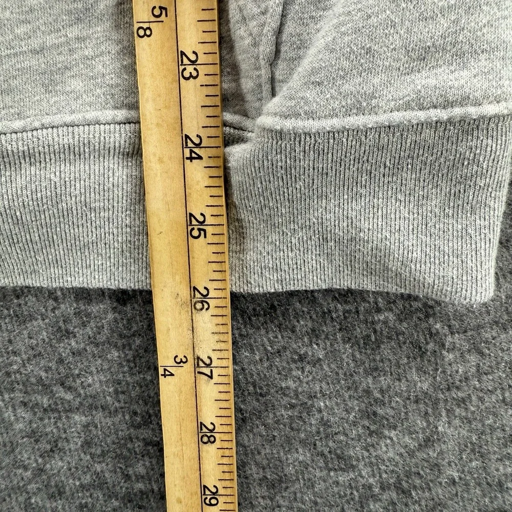 GAP Hoodie Boys XS‎ Gray Pullover Sweatshirt Fleece Logo Kangaroo Pocket Casual
